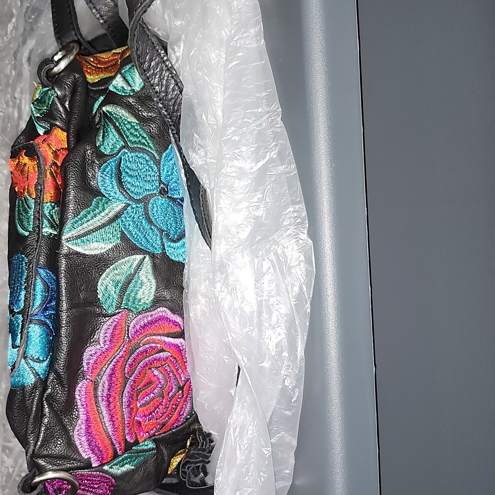 Patricia Nash Floral Leather Backpack - Picture 4 of 8